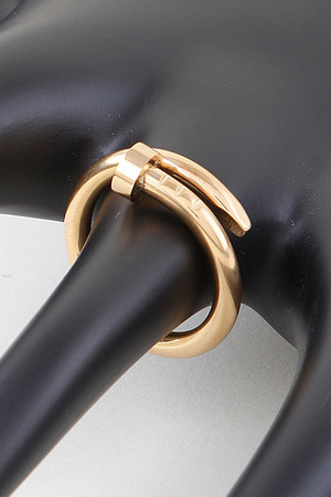 Wrap Around Coil Nail Ring