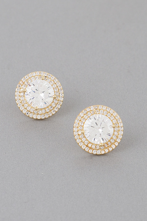 Crystal Rhinestone Stud Earrings