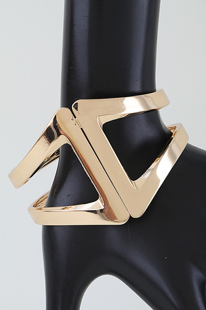 Geometric Arch Cuff Bracelet