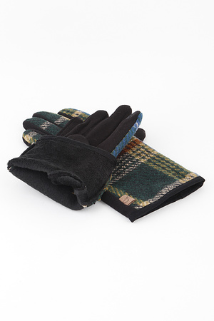 Cotton Plaid Gloves