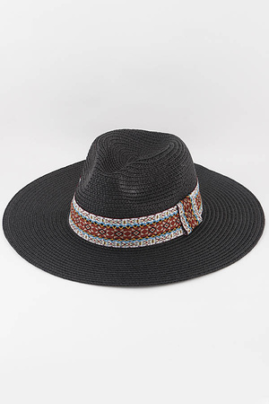 Star Pattern Panama Hat
