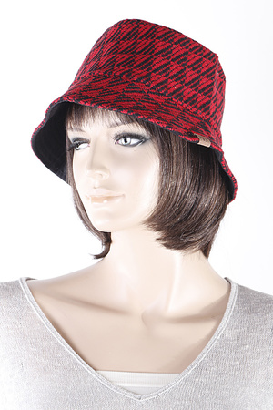 Geometric Patterned Bucket Hat