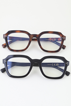 Triple Bolted Blue Light Blocker Optical Glasses