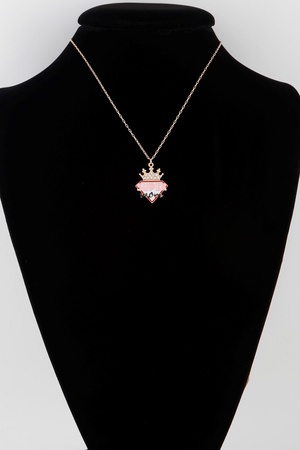 Super Mom Diamond Crown Necklace