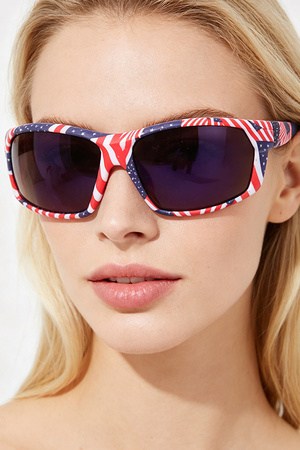 4th of July Wrap Sunglasses