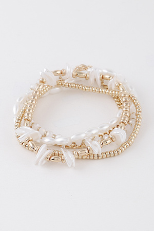 Multi Bead  N Stone  Bracelets