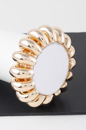 Shiny Multi Hoop Beaded Bracelet