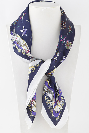 Abstract Flower Wrap Scarf