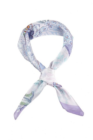 Abstract Floral Print Bandana