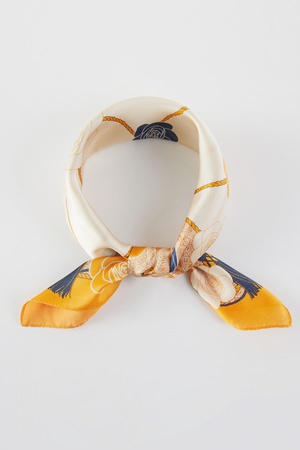 Flower and Rope Pattern Bandana