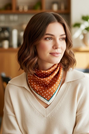 Polka Dots Print Bandana