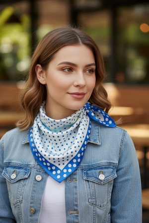 Polka Dots Print Bandana