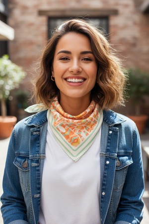 Abstract Tribal Print Bandana