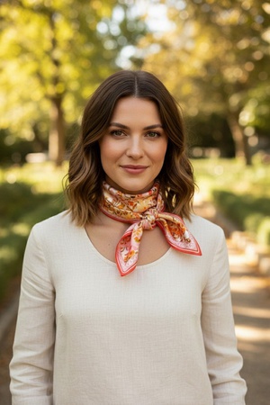 Floral Print Bandana