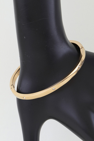 Multi Rhinestone Cuff Bracelet