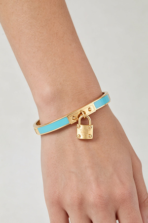 Forever Love Lock Pendant Bracelet