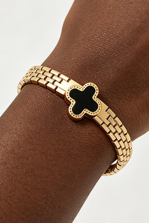 Clover Box Chain Bracelet