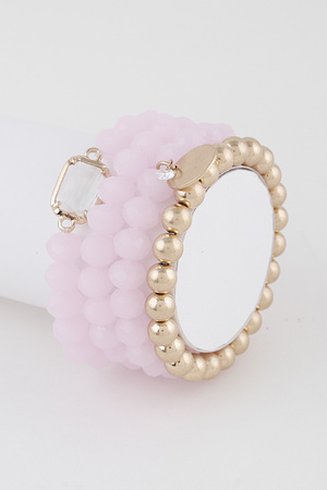 Multi Crystal Beaded Bracelet
