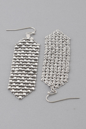 Sequin Jewel Banner Drop Earrings