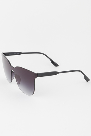 Modern Rimless Gradient Sunglasses