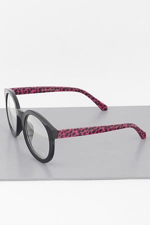 Round Cheetah Optical Glasses
