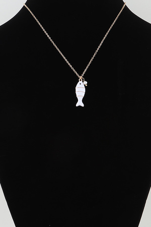 Bright Fish Pendant Necklace