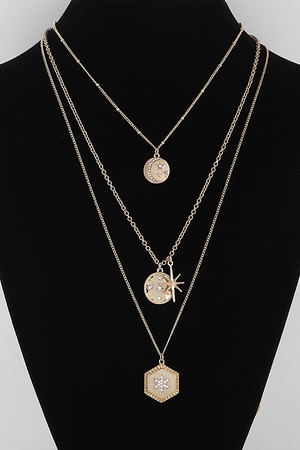 Star Phase Pendant Necklace