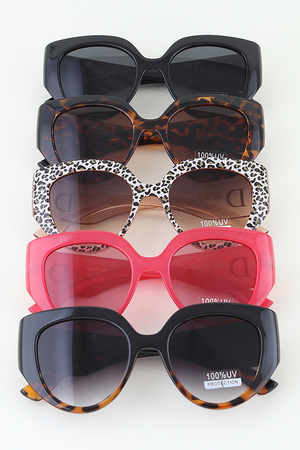 Chic Round Gradient Sunglasses