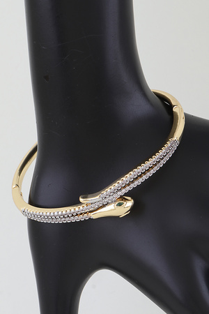 Crystallized Snake Wrap Bracelet