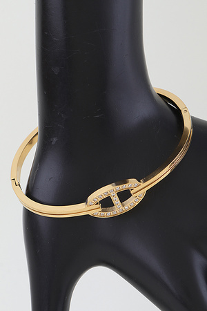 Bejeweled Mariner Chain Bracelet