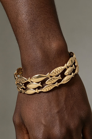 Just Keep Swimming Cuff Bracelet