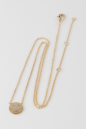 Smile Face Pendant Necklace