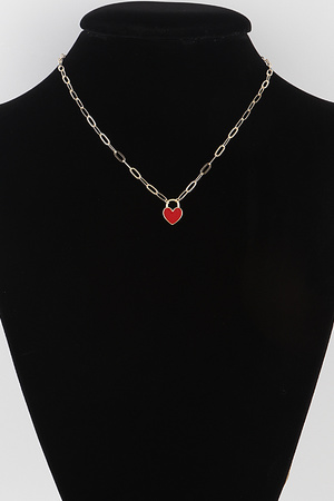 Heart Lock Chain Necklace