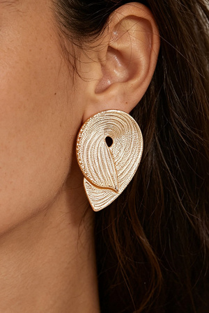 Modern Mermaid Tail Wrap Earrings