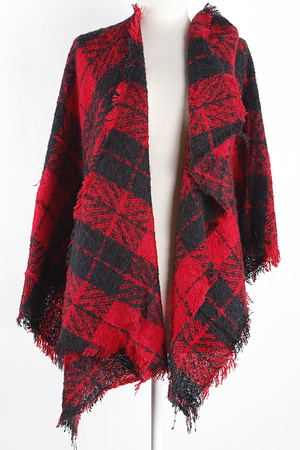 Classic Plaid Winter Scarf