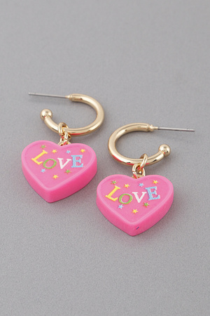 LOVE Hearts Earrings