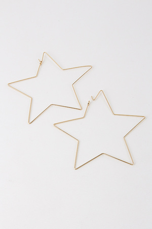 Star Hoop Earrings 9DCB10