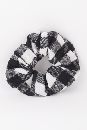 Check Plaid Scrunchie