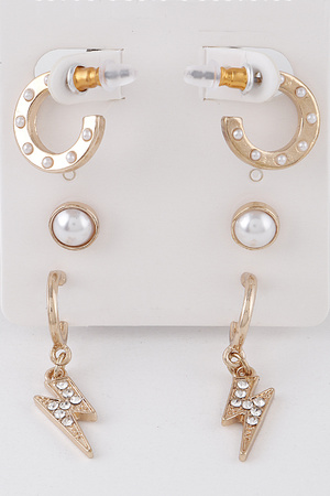 Bolted Up Earrings Set
