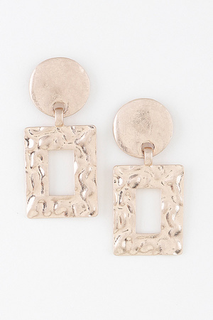 Ripple Box Frame Earrings