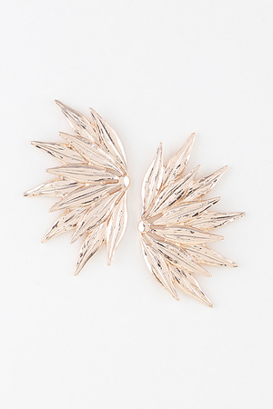 Flared Petal Wing Earrings