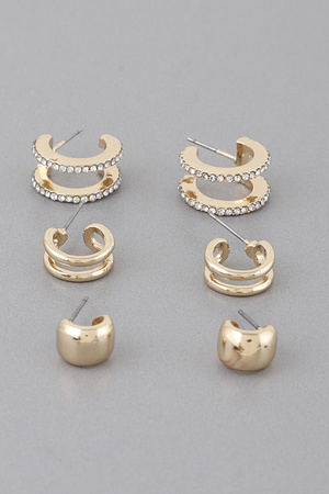 3pcs Earrings Set