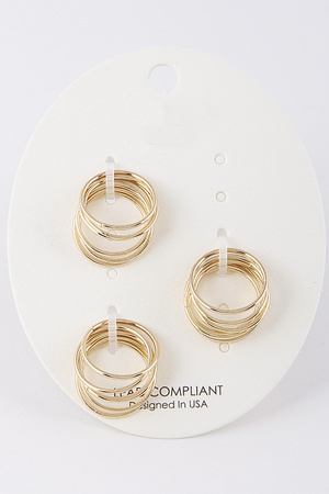 Thin Bunch Ring Set 9DAC3