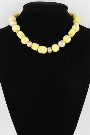 Two Toned Bead Necklace