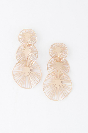 Triple Lemon Drop Earrings