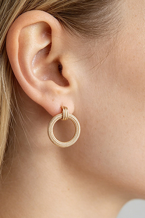 Multi Braided Loop Drop Earrings