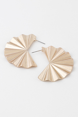 Folded Fan Earrings