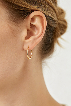 Classic Polished Hoop Earrings