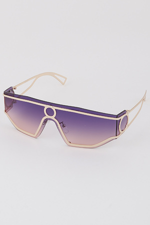 Metal Enforced Gradient Sunglasses