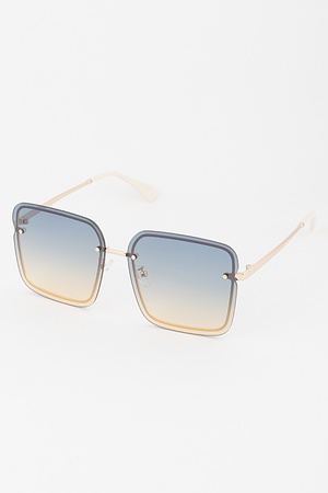 Oversized Bolted Sunglasses